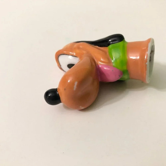Enesco Disney Mickey and Co Pluto Figure Head Ceramic 2 Inch Tall - Picture 6 of 16